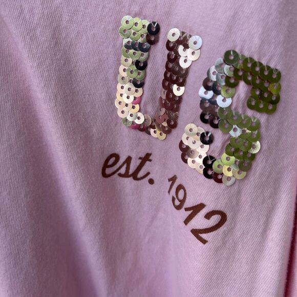 Universal Studios oversized size S spirit style jersey sequined spell out. - Picture 4 of 6